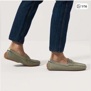 Rothy's Women’s The Driver Slip-On Loafers in Green